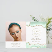 Broschüre "Seafoam green agate" (Stehend Vorderseite)