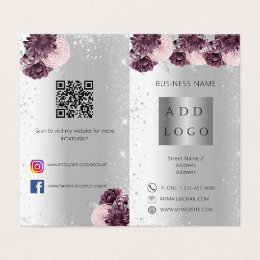 Broschüre "Silberburgund" (Außenseite Aufgefaltet)