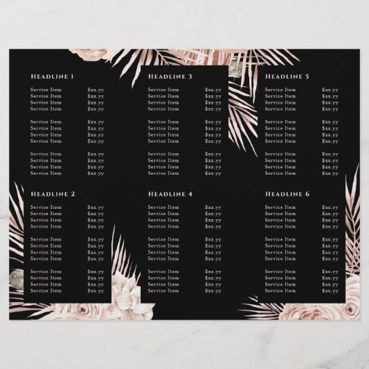 Broschüre Tropische Rose (Rückseite)