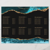 Broschüre über aquamarine und Goldagate (Rückseite)