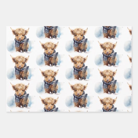 Broschüre über das Abunga-Wrapping im Hochland - W Geschenkpapier Set (Vorderseite)