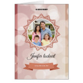 Broschüre über das Beerdigungsprogramm (Vorne)