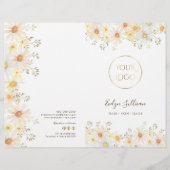 Broschüre über das Menü "Daisies" (Vorderseite)