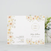 Broschüre über das Menü "Daisies" (Stehend Vorderseite)