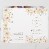 Broschüre über das Menü "Daisies" (Vorne/Hinten)