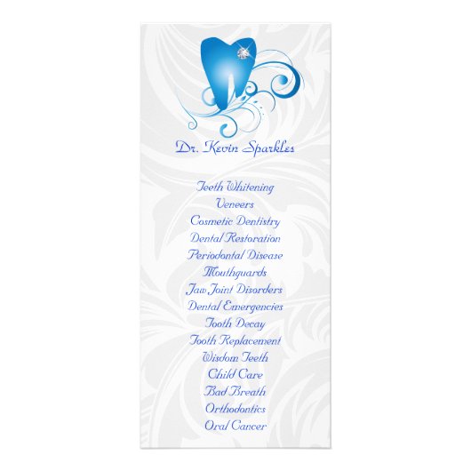Broschüre über das Menü "Dental Service" Blue Diam (Vorne)