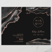 Broschüre über das Service-Menü "Black and Rose Go (Vorderseite)