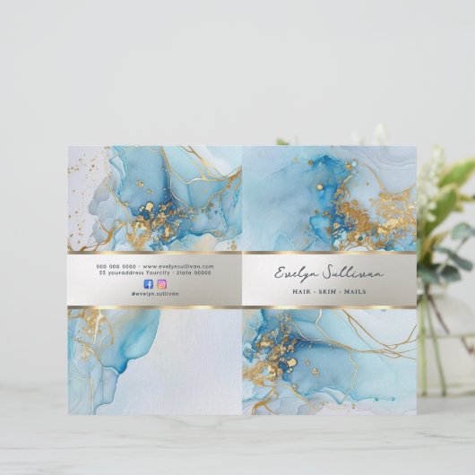 Broschüre über das Service-Menü "Blue Tinte" (Stehend Vorderseite)