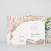 Broschüre über das Service-Menü "Elfenbeingold" (Stehend Vorderseite)