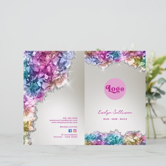 Broschüre über das Service-Menü "Irideszierende Kr (Stehend Vorderseite)