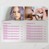 Broschüre über das Service-Menü "Irideszierende Kr (Rückseite)