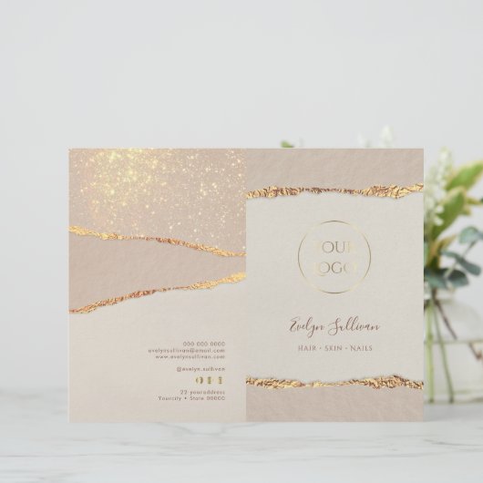 Broschüre über das Shimmer-Ripppapier (Stehend Vorderseite)