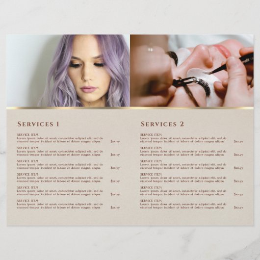 Broschüre über das Shimmer-Ripppapier (Rückseite)