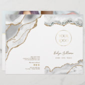 Broschüre über das Weißagat (Vorne/Hinten)