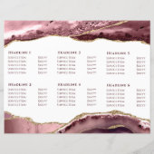 Broschüre über staubige Rose (Rückseite)