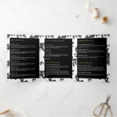 Broschüre "Vintag Black Floral Pattern" (Innenseite)