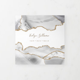 Broschüre White Agate Trifold