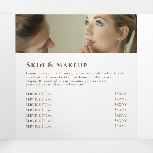 Broschüre White Agate Trifold (Innenseite Mitte)