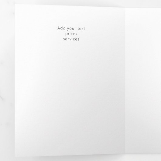 Broschüre "White Black Foto"-Logo QR-Code (Innen Erste Seite)