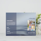 Broschüre zum Beerdigungsprogramm (Stehend Vorderseite)