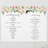 Broschüre zum Blütenblütenhochzeitskalender (Hinten)