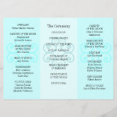 Broschüre zum Hochzeitsprogramm Blue Curl Programm (Rückseite)