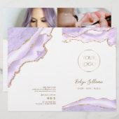 Broschüre zum Lavendelagieren (Vorne/Hinten)