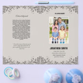 Broschüre zum Memorial Funerary Program Template (Einzeln)