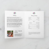 Broschüre zum Memorial Programm (Innenseite)