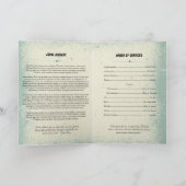 Broschüre zum Memorial Programm (Innenseite)