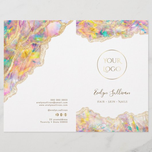 Broschüre zum Opal Design Service (Vorderseite)