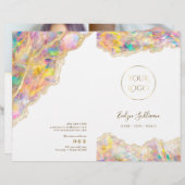 Broschüre zum Opal Design Service (Vorne/Hinten)