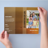 Broschüre zur Beerdigung (Hand)