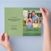 Broschüre zur Beerdigung (Hand)