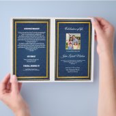 Broschüre zur Beerdigung (Hand)