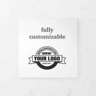 Broschüren-Buzz-Marketing Dreifach Gefaltete Urlaubskarte