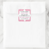 Broschüren für Avon und mehr Quadratischer Aufkleber (Tasche)