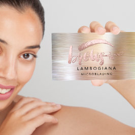 Broschüren für die Logo-Mikroblade-Rose für sozial Visitenkarte