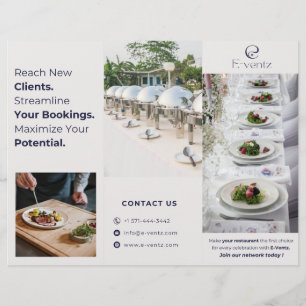 Broschüren zu Veranstaltungen im beruflichen Marke