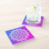 Brosya Mandala Special Edition Glasuntersetzer (Schrägansicht)