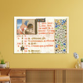 Brot aus einem Stundenbuch Leinwanddruck (Insitu (Wohnzimmer))