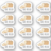 Brot Backen Erinnerung Essen Kochen Bujo Planer Aufkleber (Vorderseite)