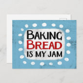 Brot backen ist meine Postkarte (Vorne/Hinten)