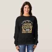 Brot Backen Kaffeebäckerei Bäcker Sweatshirt (Vorne ganz)