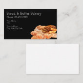 Brot-Bäckerei-Entwurf Visitenkarte (Vorne/Hinten)