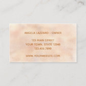 Brot-Bäckerei-Visitenkarte Visitenkarte (Rückseite)