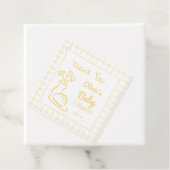 Brot Blumenvase Hand gezogene neutrale Babydusche Geschenkanhänger (Beispiel)