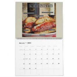 Brot: Elemente eines Sandwich-Kalenders Kalender