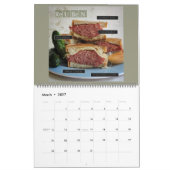 Brot: Elemente eines Sandwich-Kalenders Kalender (Mär 2027)