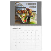 Brot: Elemente eines Sandwich-Kalenders Kalender (Feb 2027)